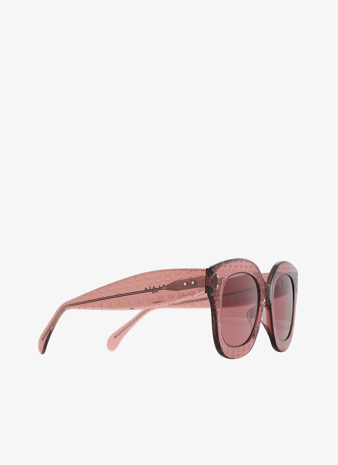 GLASSES LUNETTES NUDE/RED ALAÏA BLUSH-BLUSH-RED  GLASSES LUNETTES NUDE/RED